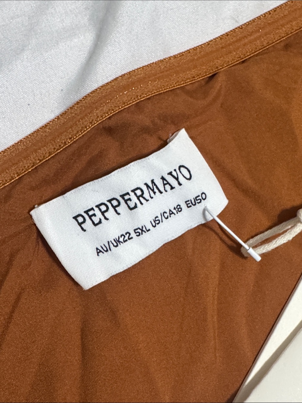 NWT Peppermayo Eden Amber Strapless Maxi Dress Plus Size 18 5XL Drop Waist Slit - Picture 7 of 11